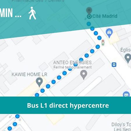 Le Rosier - 7 Deniers - Proche Airbus - Bus Direct Centre Apartman Toulouse Kültér fotó
