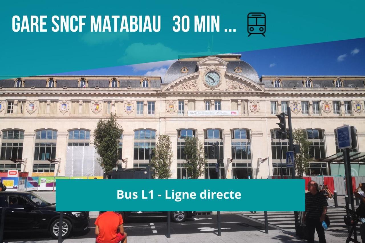 Le Rosier - 7 Deniers - Proche Airbus - Bus Direct Centre Apartman Toulouse Kültér fotó